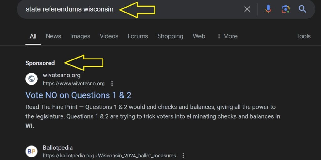 Wisconsin referendums