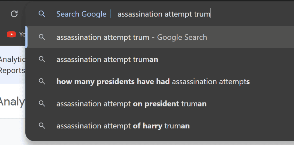 Trump assassination attempt