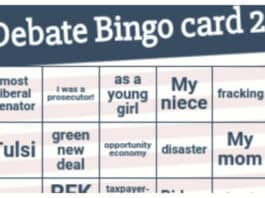 debate bingo