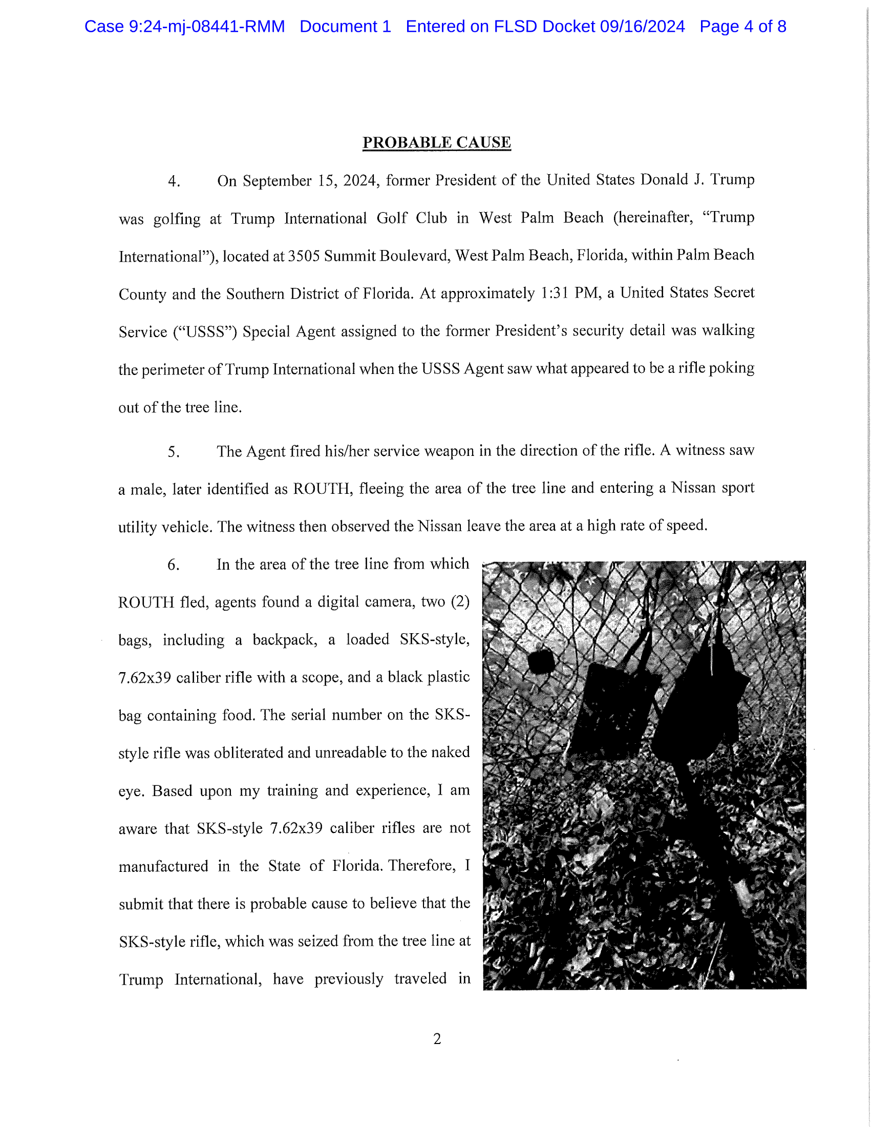 Ryan Routh Criminal Complaint