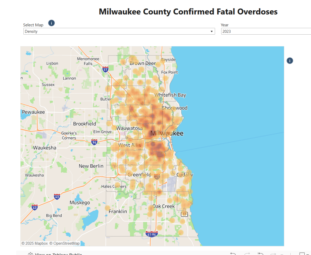 Milwaukee county drug overdoses